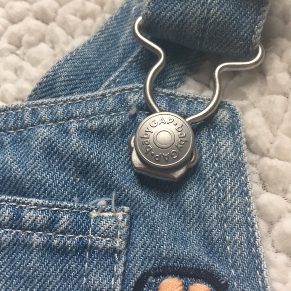 flower printed jean jumper/dress (2pc with undies) - Picture 2 of 5